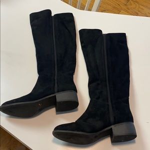 Suede Black Boots, Never Worn